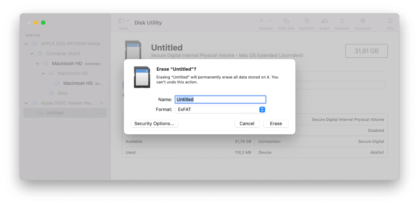 How to format SD card Mac user guide